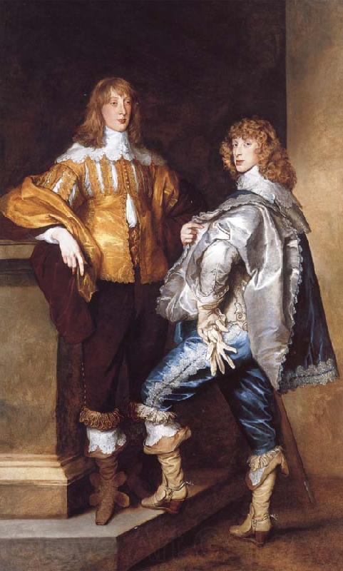 Anthony Van Dyck Lord John Stuart and His Brother,Lord Bernard Stuart